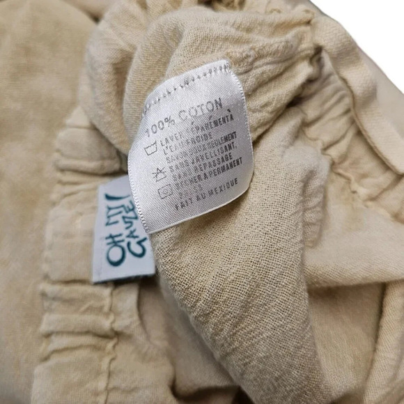 Oh  My Gauze Womens Pull On Cotton Pants Size 1 US Small/Medium Tie Dye Flowy - Picture 8 of 9